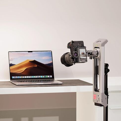 Motorized Camera Slider with 125° Panorama Rotating Track Dolly, 5.5-11Lbs Load Capacity, Buttons and App Control for Time-Lapse (60cm) in Saudi Arabia