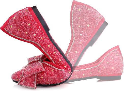 Women's Pointed Rhinestone Flat Shoes Glitter Flowers Wedding Comfortable Dress Shoes in Saudi Arabia