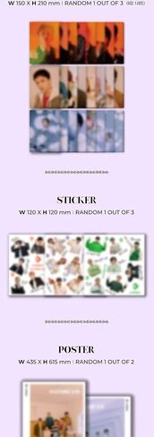 الألبوم الصغير الرابع D-Crunch Daydream CD+92p PhotoBook+1p PhotoCard+8p بطاقة بريدية+1p ملصق+مجموعة بطاقة PhotoCard للرسالة+تتبع Kpop مختوم in Kuwait