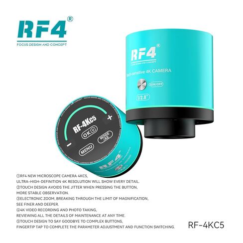 6558PRO مجهر ستيريو ثلاثي العينيات فائق الدقة بقاعدة كبيرة 6.5X-58X للهاتف PCB لحام مجهر كبير المجال 4K/2K كاميرا (RF-6558PRO 4KC7) in Kuwait