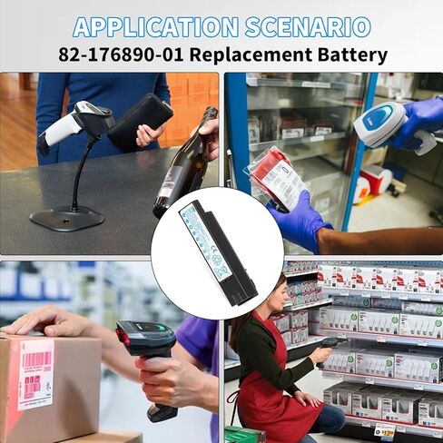 CBQ 2500mAh 9.25Wh Replacement Batteries fit for Zebra DS8178 DS8100 DS8170 AS-000231 CR8178-SC Battery in Saudi Arabia