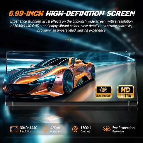 I25 Ultra Unlocked Cell Phone, 7000mAh Long Battery Life Smartphone,Built in Pen,6.8" HD Screen 12+512GB Unlocked Phones,5G/Dual SIM/Fingerprint Unlock/Face ID (Purple2) in Saudi Arabia