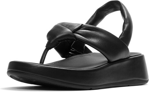 صندل نسائي من FitFlop بعقدة F Mode من الجلد الناعم بحزام خلفي in Kuwait