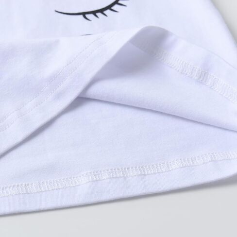 Toddler Baby Girl Clothes Ruffle Short Sleeves T-Shirt Tops and Shorts Set Cute Cat Print Summer Outfits in Saudi Arabia