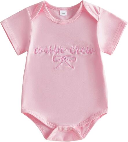 Cousin Crew Shirts for Kids Toddler Baby Boy Girl Short Sleeve Sibling Matching Outfits Summer Clothes in Kuwait