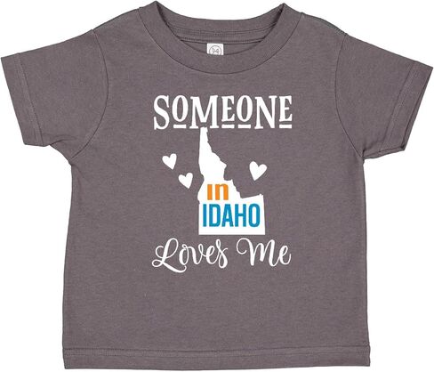 inktastic Someone in Idaho Loves Me Toddler T-Shirt in Kuwait