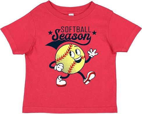 inktastic Softball Season Toddler T-Shirt in Kuwait