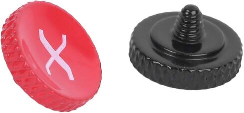 Shutter Release with Black and Red Paint Spray, Fully Metallic, Lightweight, Fuji X Series Camera, Rubber Ring, Elegant and Elegant in Kuwait