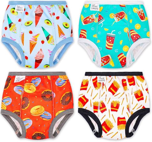 Max Shape 4 Packs of Potty Training Underwear for Girls with Supper Absorbent-Layer,Reusable Baby Toilet Training Pants Makeup 5 Years in Saudi Arabia