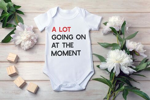We Are Never Getting Back Onesie A Lot Going On at The Moment Baby Onesie Gift Customized Babies Onesie in Saudi Arabia