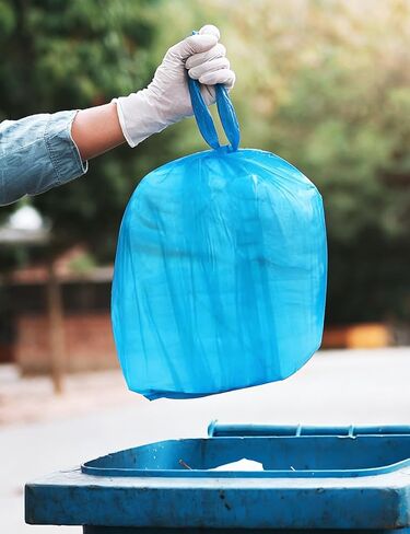 Large Adult Diaper Disposal Bags with Wall Mount Storage Box,96 Pcs Blue & 96 Pcs yellow (23"x18") Adult Diaper Disposal Bags & Travel Diaper Trash Bag,Odor-Proof Incontinence Disposal for Adult in Kuwait