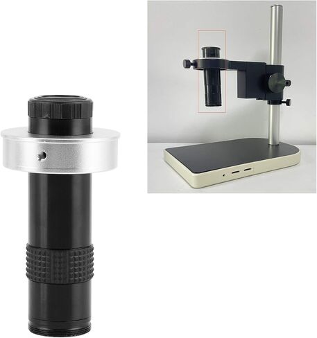 KP 130X 130X Microscope Lens Replacement for Monocular Microscope Accessory 50mm 280mm in Kuwait