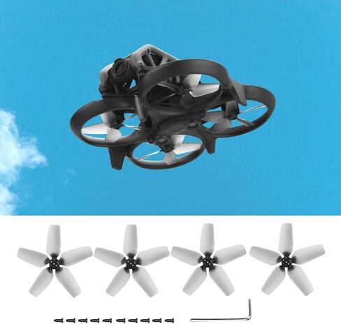 2 Pairs Propellers for DJI Avata Drone Light Weight Wing Fans Replacement Spare Parts Blade Props Avata Propeller Accessories in Kuwait