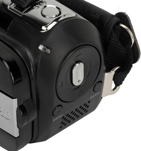 Sanpyl Video Camera Camcorder, 1080P 16MP 16X Zoom 2.4 Inch Rotatable Screen Camcorder, Handheld Video Recorder with Fill Light & 1/4 inch Thread Hole for Teens Beginner Adult (Black) in Kuwait