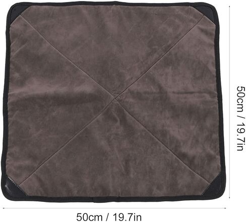 Camera Protective Wrap Cloth for DSLR Lens, Grey Flannel Antiscratch Camera Wrap Cover, Foldable Lens Wrap Blanket for Cameras Binoculars and Photo Accessories (L) in Saudi Arabia