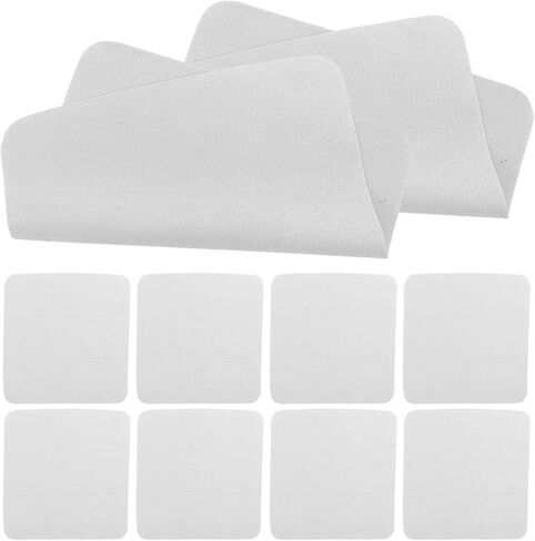 NOLITOY 10pcs Suede Microfiber Cleaning Cloths for Glasses and Phone Screens, Anti-Fog Eyewear and Electronics Lens Wipes, Mystery Gray for Delicate Surfaces and Camera Maintenance in Kuwait