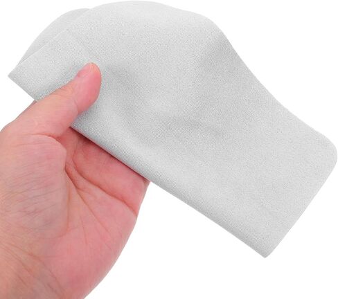 NOLITOY 10pcs Suede Microfiber Cleaning Cloths for Glasses and Phone Screens, Anti-Fog Eyewear and Electronics Lens Wipes, Mystery Gray for Delicate Surfaces and Camera Maintenance in Kuwait