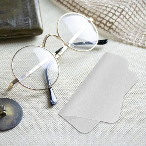 NOLITOY 10pcs Suede Microfiber Cleaning Cloths for Glasses and Phone Screens, Anti-Fog Eyewear and Electronics Lens Wipes, Mystery Gray for Delicate Surfaces and Camera Maintenance in Kuwait