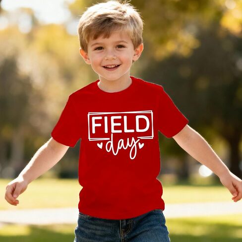 Field Day Shirt Women Toddler Mom Kids the Games Begin Field Day Shirts Teacher Student Sports Days Tops in Saudi Arabia