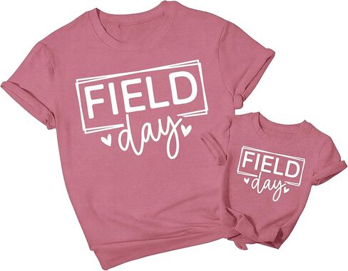 Field Day Shirt Women Toddler Mom Kids the Games Begin Field Day Shirts Teacher Student Sports Days Tops in Saudi Arabia