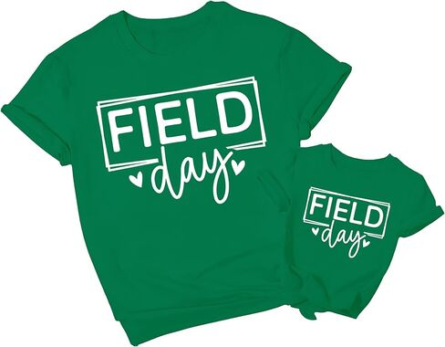 Field Day Shirt Women Toddler Mom Kids the Games Begin Field Day Shirts Teacher Student Sports Days Tops in Saudi Arabia