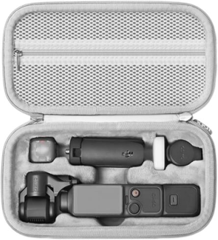 Carrying Case for DJI Osmo Pocket 4,Portable Hard-Shell Protective Bag with a wrist strap (Grey) in Saudi Arabia