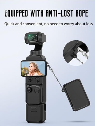 حافظة لهاتف DJI Osmo Pocket 4، غطاء واقٍ من السيليكون الناعم الصديق للأطفال FJIASTB، مقاوم للصدمات، مقاوم للماء (وردي) in Kuwait