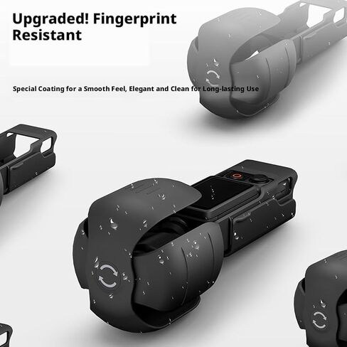 حافظة واقية متوافقة مع DJI Osmo Pocket 4 - واقي Gimbal مدمج مع درع قابل للطي بزاوية 180 درجة، هيكل صلب ABS خفيف الوزن، سهل التركيب، إمكانية الوصول الفوري وحامل شحن سطح المكتب (أسود) in Kuwait