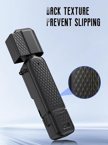Case for DJI Osmo Pocket 4, FJIASTB Kids-Friendly Soft Silicone Protective Cover, Shockproof, Waterproof (Black) in Kuwait
