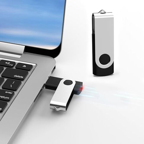 محرك فلاش 16 جيجابايت، 1 حزمة، USB 2.0، محرك فلاش، محرك الإبهام، محرك القفز، سلسلة المفاتيح، عصا الذاكرة - أسود in Kuwait
