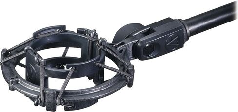 Audio-Technica (AT2035 حزمة ميكروفون مكثف استوديو الحجاب الحاجز الكبير + شاشة الرياح العالمية لمرشح البوب ​​مع مشبك حامل + 10 سلسلة Premier XLR ذكر - أنثى كابل 16AWG + حامل صدمات الميكروفون in Kuwait