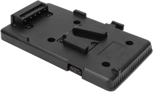 V Mount Battery Plate Adapter, ABS Material, Heat, Compact Design, Black, 14.1x9.2x2cm, for Camera and LED Light in Kuwait