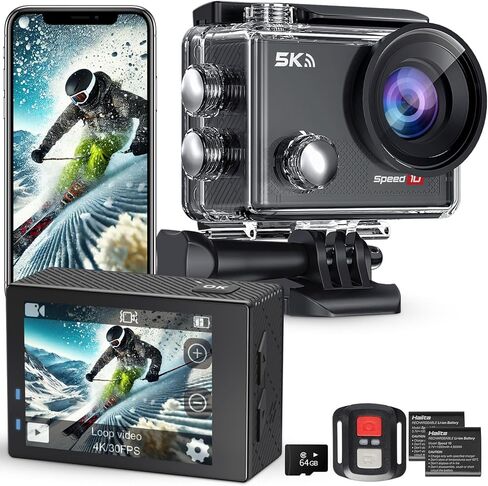 Action Camera 5K 30FPS-Pure Black in Kuwait