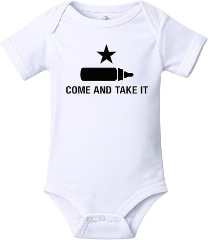 Freedomtees Come And Take It Bodysuit هدية مضحكة لحفلة استقبال المولود الجديد in Kuwait