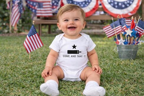 Freedomtees Come And Take It Bodysuit هدية مضحكة لحفلة استقبال المولود الجديد in Kuwait