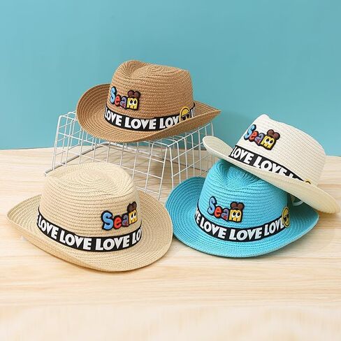 Summer Children's Cartoon Cute Sun Protection Hat for Boys, Baby Outdoor Wide Brim Sun Hat in Saudi Arabia