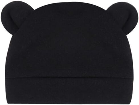 Toddler Beanies Hats with Bear Ears Soft Breathable Toddlers Cap Infant Beanie for Aged 0-3 Months Boys Girls Baby in Kuwait