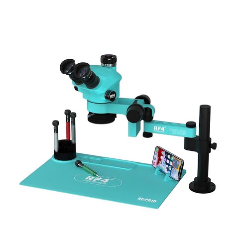 Stereo Trinocular Microscope 360 ° Rotation Articulating Arm Stands Phone Soldering PCB Repair 4K C39 Thermal Imager Camera(7050PR0-F019-C39 Thermal Imager) in Kuwait