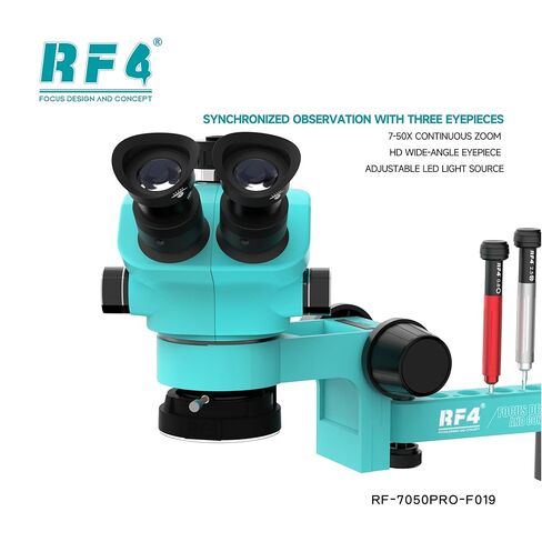 Stereo Trinocular Microscope 360 ° Rotation Articulating Arm Stands Phone Soldering PCB Repair 4K C39 Thermal Imager Camera(7050PR0-F019-C39 Thermal Imager) in Kuwait
