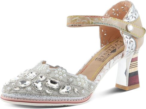 L'Artiste Queenlatifah Women’s Closed-Toe Heel with Soft Cushioned Comfort in Kuwait