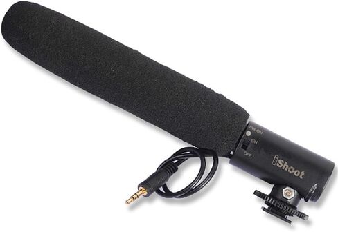 DC/DV Dedicated Microphone MIC with 3.5mm Audio Plug for Digital Camera DSLR& Video Camcorder- ±30 ° Tilt Angle Adjustable in Kuwait