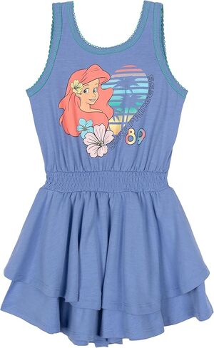 Disney Girls Romper With Skirt Overlay Toddler to Big Kid Sizes (2T - 14-16) in Kuwait