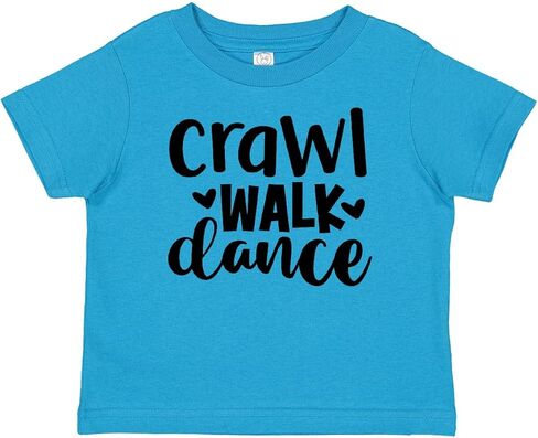 inktastic Crawl Walk Dance Baby T-Shirt in Kuwait