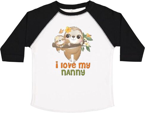 تي شيرت Inktastic Cute Sloth I Love My Nanny للأطفال الصغار in Kuwait