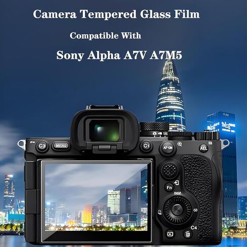 واقي شاشة لكاميرا Sony Alpha A7V A7V A7RV 7RV A7RV A7M5 من الزجاج المقسى 0.3 مم 9H غطاء زجاجي مقوى مقاوم للخدش وبصمات الأصابع ومضاد للفقاعات [3 عبوات] in Kuwait