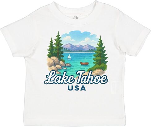 inktastic Lake Tahoe Toddler T-Shirt in Saudi Arabia