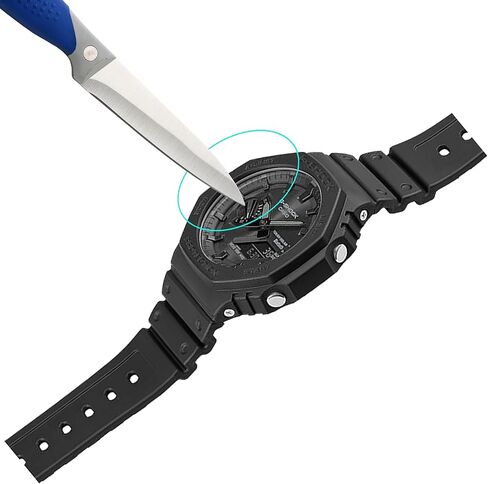 واقي شاشة Mr.Shield متوافق مع Casio G-shock GA-B2100 / Casio G-shock GA-2100 [زجاج مقسى] [3 عبوات] [زجاج ياباني بصلابة 9H] in Kuwait