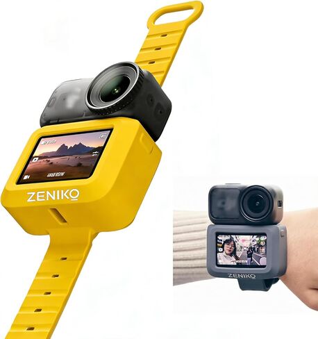 ZENIKO Osmo Nano Wrist Strap Wristband Hand Strap Case for DJI Osmo Nano Accessories, Multifunctional Vision Dock Strap, Length Adjustable for Biking Running Vlogging (Black) in Kuwait