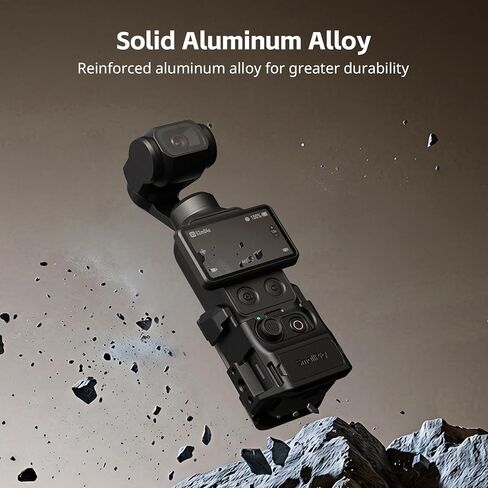 SmallRig Pocket 4/3 Aluminum Protective Cage, Expansion Adapter Accessories for DJI Osmo Pocket 4/3, with 1/4"-20 Locating Holes, Cold Shoe Mount, Magnetic Quick Release Interfaces - 6002 in Kuwait