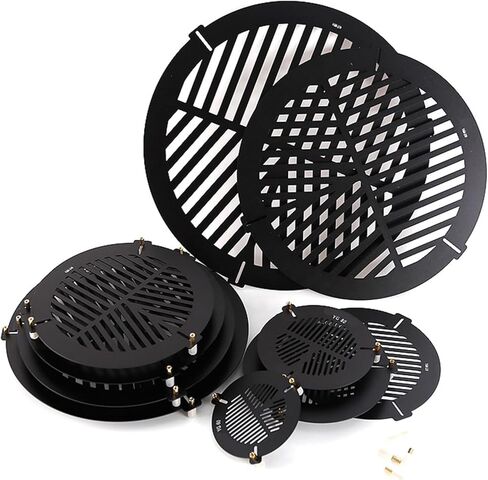 Aluminum Alloys Focusing Fishbones Plate 60/80 / 100/140 / 160/180 / 200/230 / 270mm Astronomical Accessories Ergonomic Bahtinov in Saudi Arabia